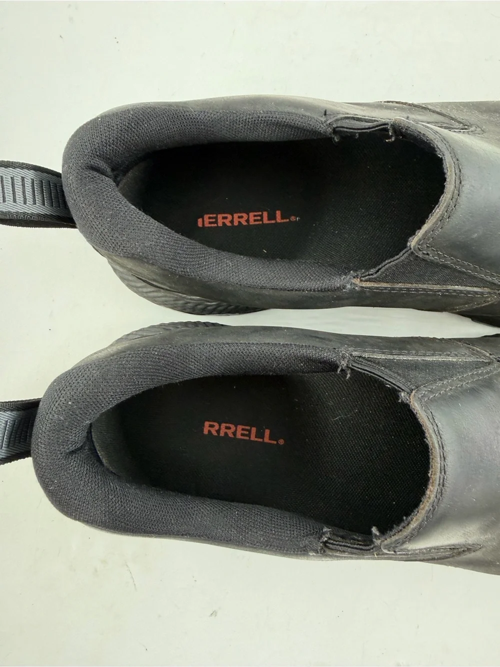 Merrell Men’s Slip-Ins Brown Leather -SZ 11.5- Jungle Moccasins Shoes